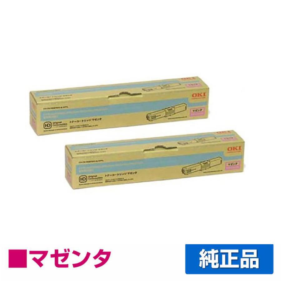 沖データ OKI TNR-C4HM1トナーカートリッジ 赤2本/マゼンタ 純正 C510dn C530dn C310dn 用トナー