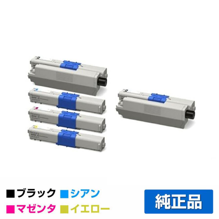 沖データ OKI TNR-C4KK3/C3/M3/Y3トナーカートリッジ 4色小容量/ブラック/シアン/マゼンタ/イエロー 純正 C312dn MC362dn MC362dnw 用トナー