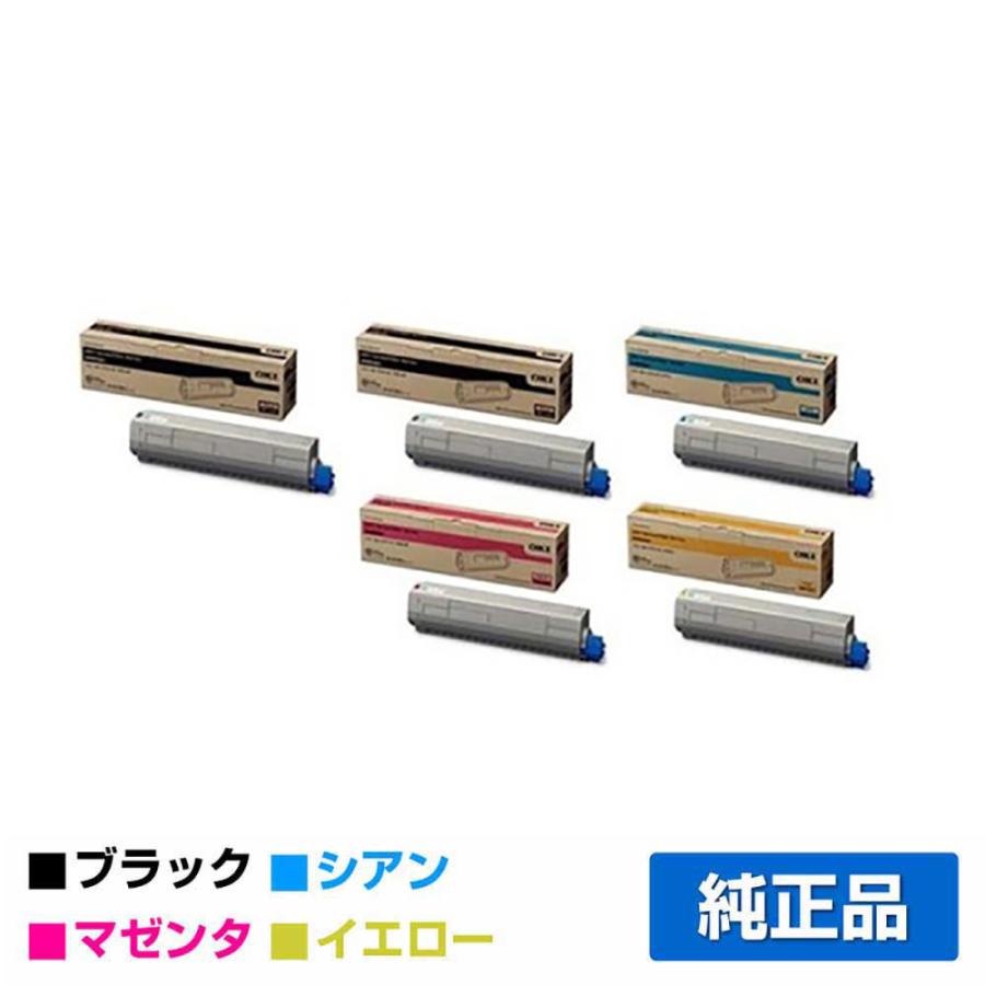 沖データ OKI TNR-C3LK2/C2/M2/Y2トナーカートリッジ 4色大容量/ブラック2本/シアン/マゼンタ/イエロー 純正 C811dn C811dn-T C841dn MC863dnwv