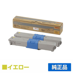 沖データ OKI TC-C4AY1トナーカートリッジ 黄2本/イエロー 純正 MC363dnw C332dnw 用トナー