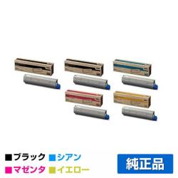 沖データ OKI TNR-C3LK2/C2/M2/Y2トナーカートリッジ 4色大容量/ブラック2本/シアン/マゼンタ/イエロー 純正 C811dn C811dn-T C841dn MC863dnwv