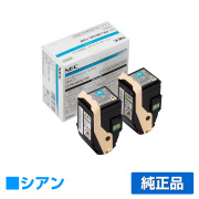 NEC PR-L9010C-13Wトナーカートリッジ シアン/青2本セット 純正 PR-L9010C-13W Color MultiWriter PR-L9010C PR-L9010C2 用トナー