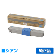 沖データ OKI TC-C4AC2トナーカートリッジ 青/シアン 純正 MC363dnw C332dnw 用トナー