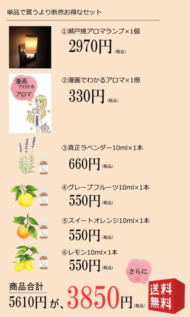 アロマスタートセット/アロマオイル/エッセンシャルオイル/精油