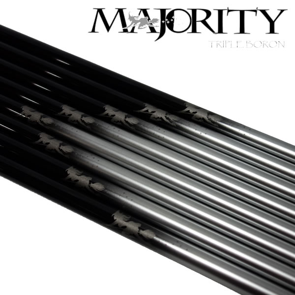 曲がらずに飛ぶと評判です！【NEW COLOR】 MAJORITY TRIPLE BORON SHAFT マジョリティ トリプルボロン シャフト