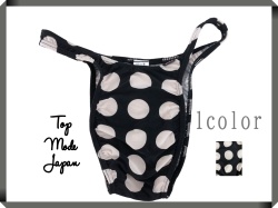 ユニセックス　 ぽちぽち ノーシームＶラインストラップハーフバック下着(2103821)