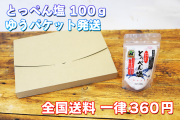 【全国送料一律360円】とっぺん塩 100g　【ゆうパケット発送】