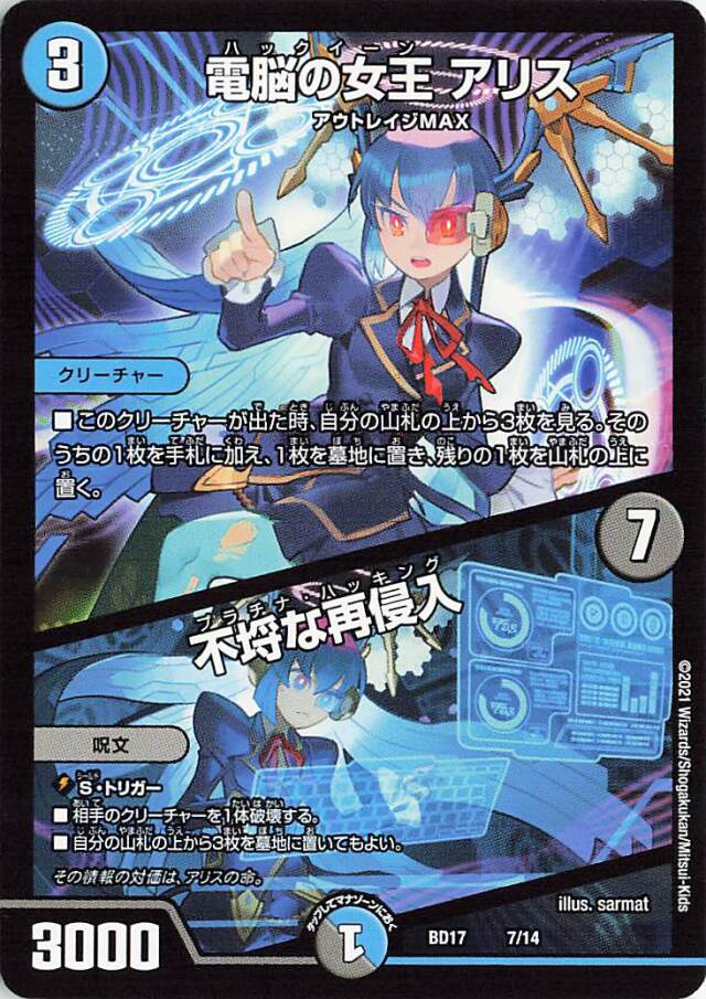 電脳の女王アリス／不埒な再侵入【-】｛7/14｝［BD17］