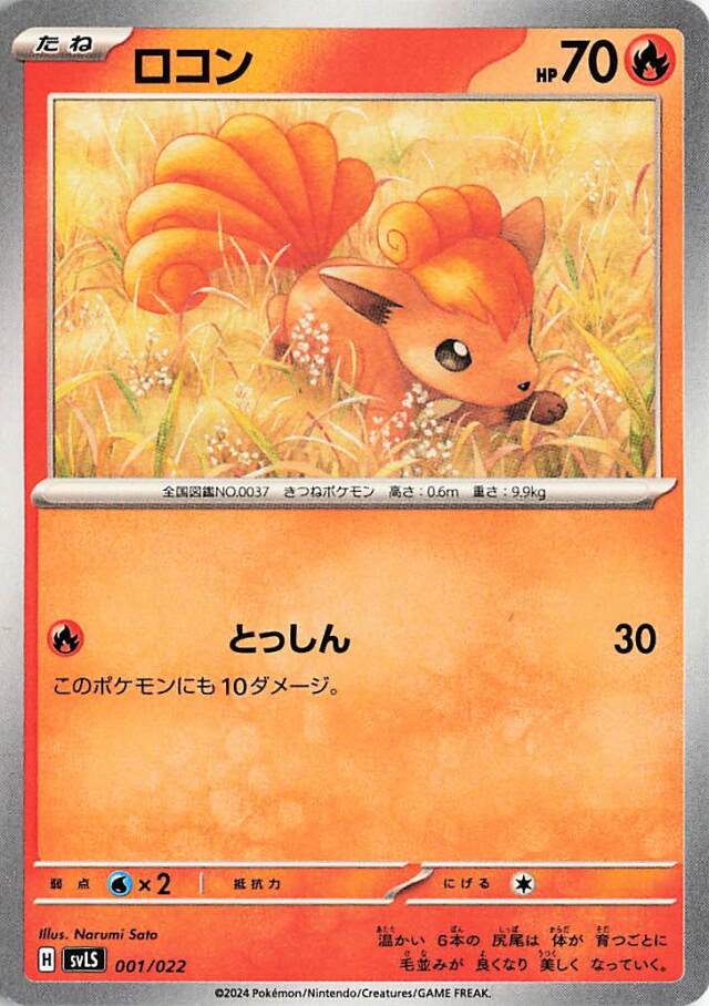 ロコン【-】｛001/022｝［SVLS］