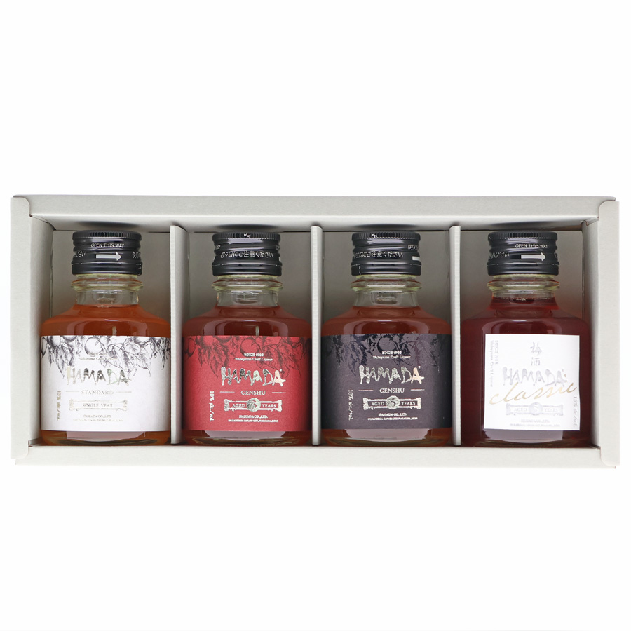 濱田　梅酒原酒90ml×4本セット