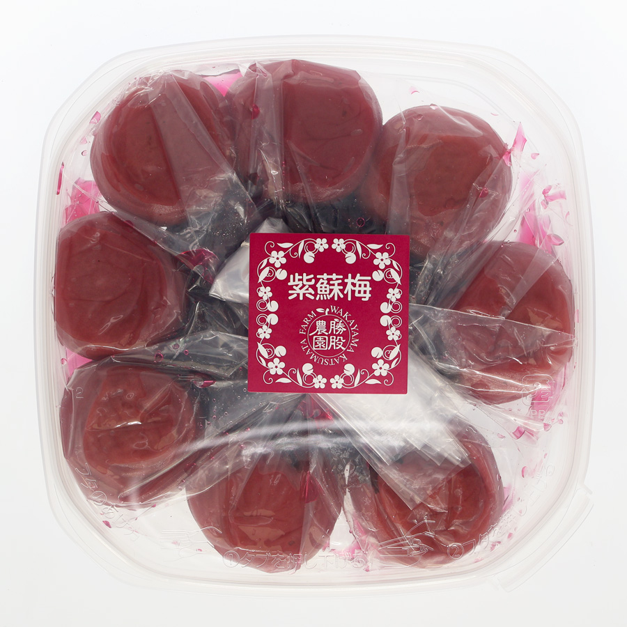 勝股　しそ漬け梅　250g