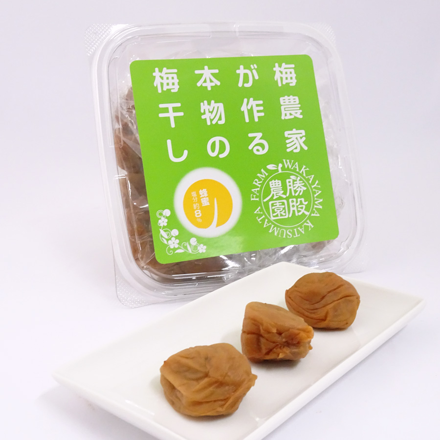 勝股　つぶれ梅はちみつ640g