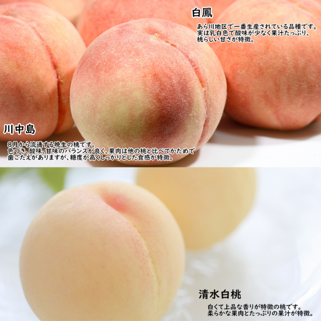 あら川の桃品種