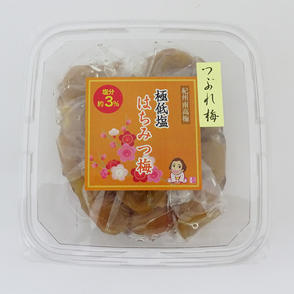 ふみこ農園　紀州南高梅　つぶれ梅　極低塩　はちみつ梅（300g）