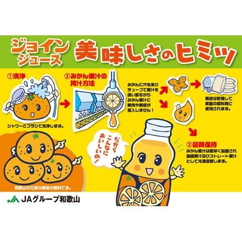 JA和歌山　熟選工房　みかんジュース（900g）