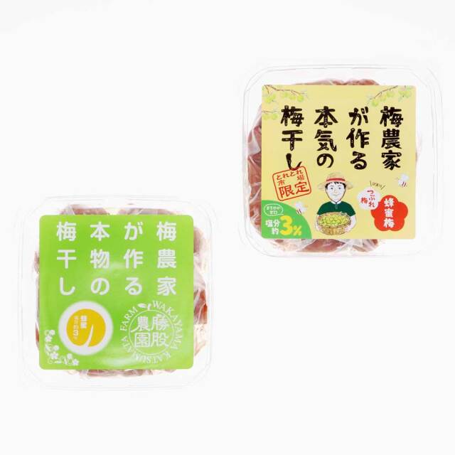 勝股農園　つぶれ梅減塩蜂蜜3％