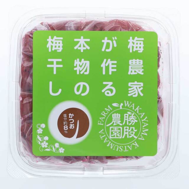 勝股農園　つぶれ　かつお梅