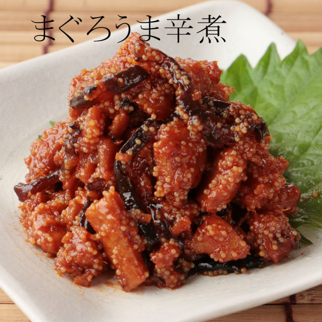 まぐろうま辛煮