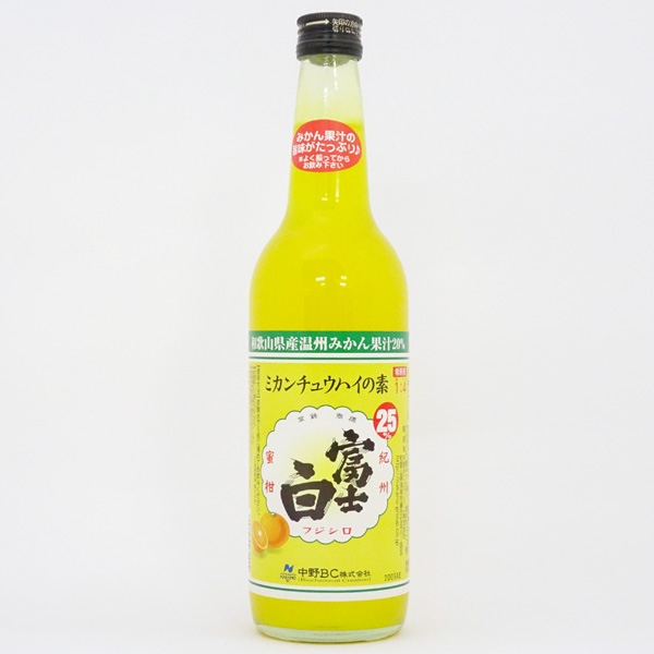 中野BC　富士白ミカンチュウハイの素（600ml）