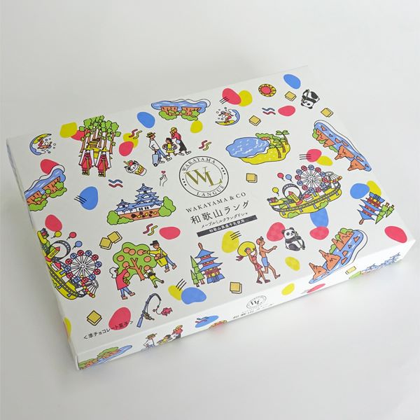 紀伊観光物産　和歌山ラング　メープルミルクラングドシャ（18枚入)　※専用紙袋付【包装不可】