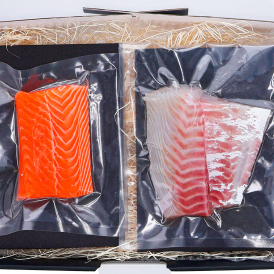 サーモンと真鯛