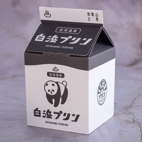 白浜プリン牛乳箱