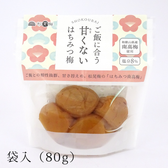 松晃梅_ご飯に合う甘くないはちみつ梅80g