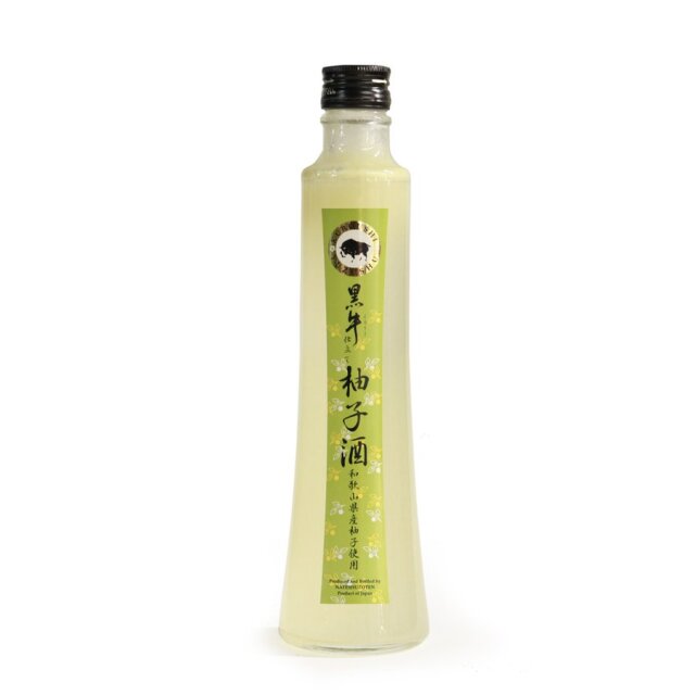 名手酒造店　黒牛仕立て柚子酒(300ml)