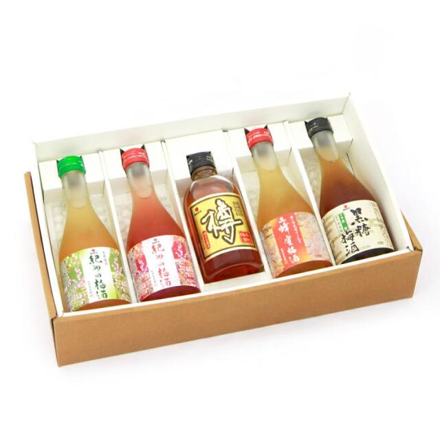 中田食品 紀州の梅酒 飲み比べセット (300ml×5本)