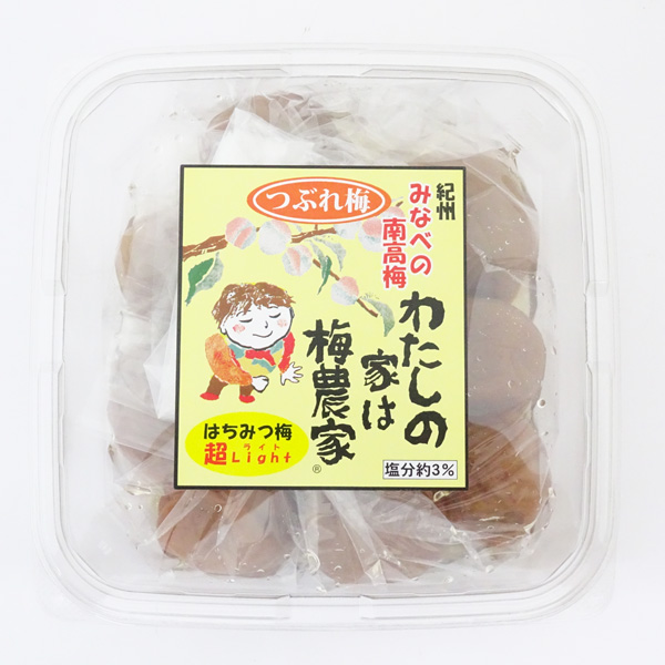 つぶれ梅　はちみつ梅超ライト（300g）