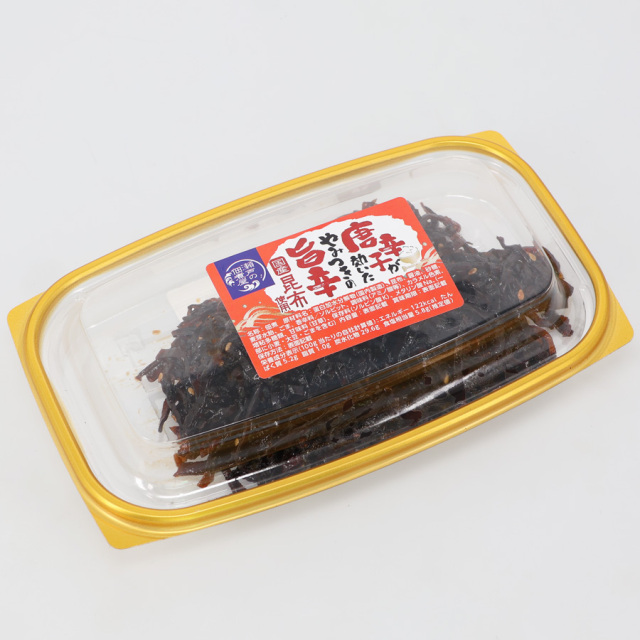 唐辛子がきいたやみつきの旨辛昆布