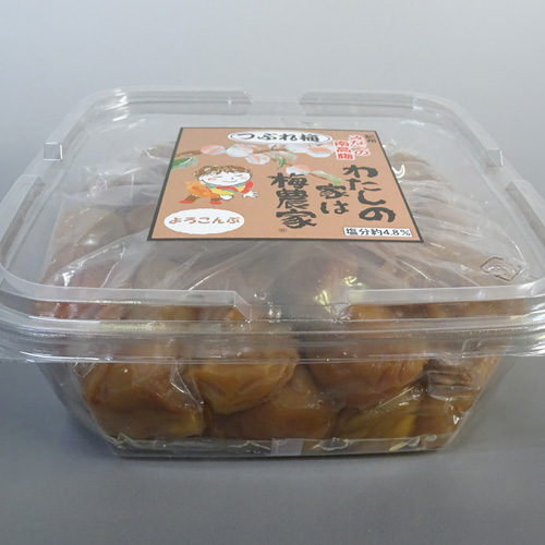 わたしの家は梅農家　つぶれ梅 よろこんぶ　640g