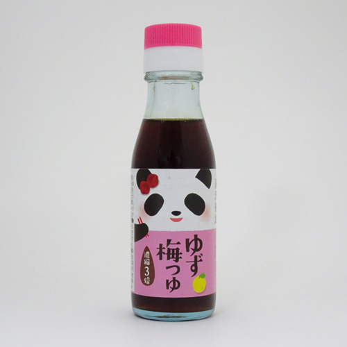丸新本家　柚子梅つゆ　パンダラベル（90ml）