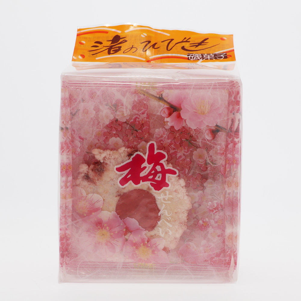 渚のひびき　梅せんべい