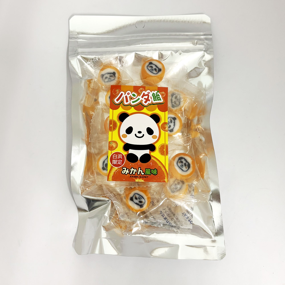 紀伊観光物産 パンダ飴（みかん風味） 16個入 白浜限定 白浜パンダ