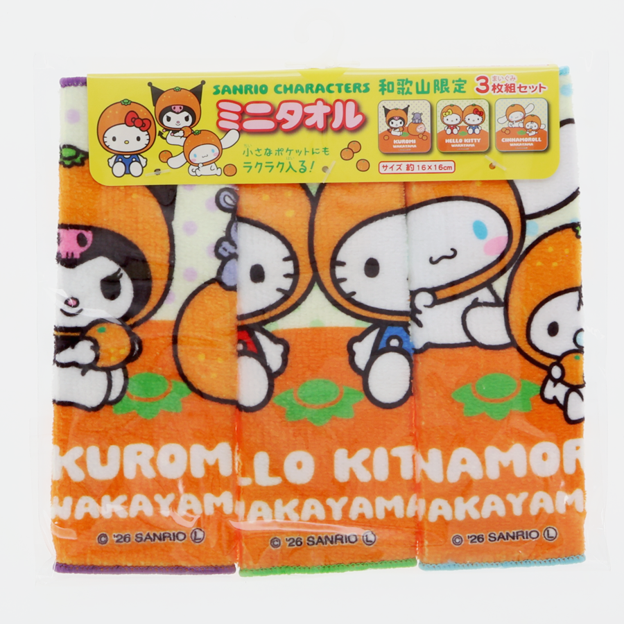 サンリオミニタオル　みかん
