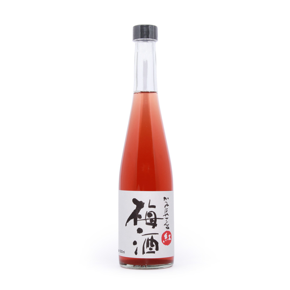 岡畑農園 かみはやさんの梅酒 紅 500ml