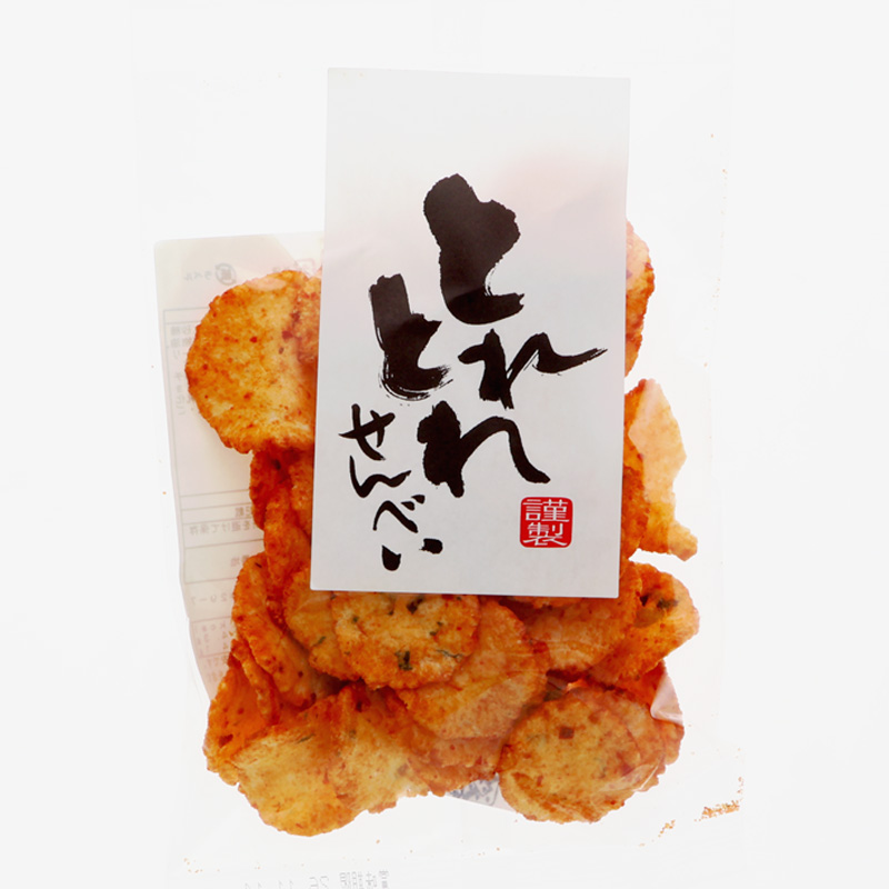 とれとれせんべい　ラー油せん