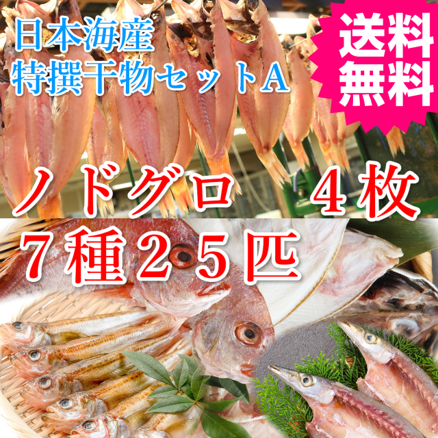 日本海　山陰　干物　鯛　ノドグロ