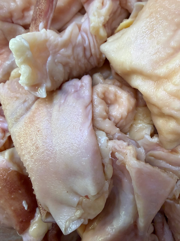 種鶏皮（とりかわ）500g 冷凍