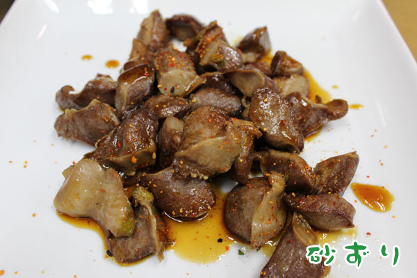 【惣菜】とりたけのぴり唐和え とりもも 砂ずり 皮はらみ 130g以上【冷蔵】