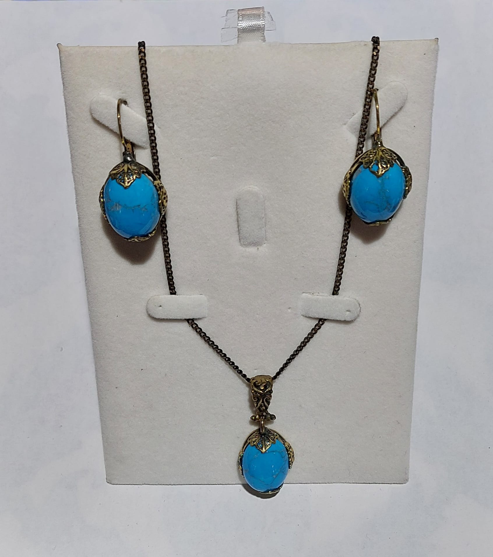 トルコ石付き 3点セット