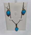 トルコ石付き 3点セット