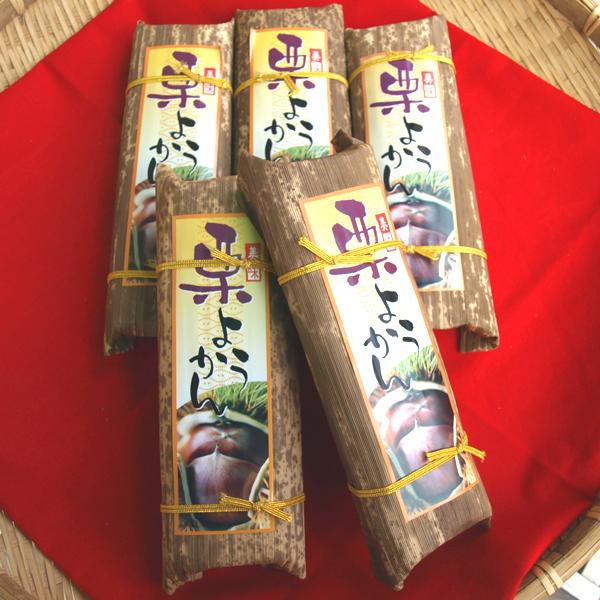 定番の味、和菓子・栗羊羹