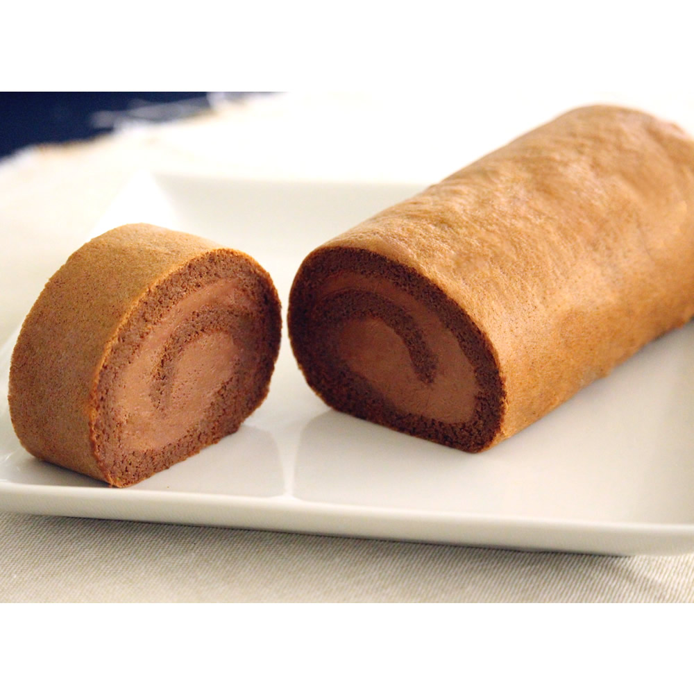鎧塚俊彦 低糖質ロールケーキ（チョコレート）