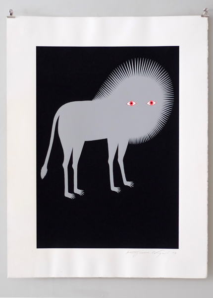 古書古本 Totodo 永井一正 版画作品 永井一正 作 署名入 1994年 シルクスクリーン ポスター