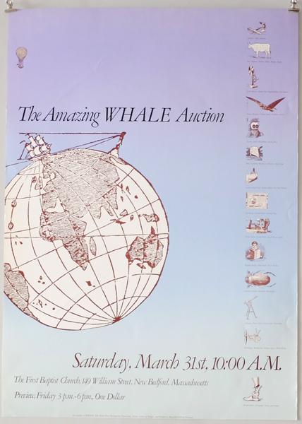 Tom Coreyポスター　The Amazing WHALE Auction