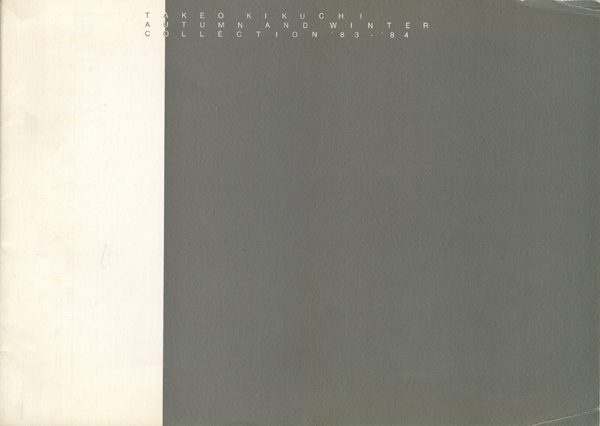 TAKEO KIKUCHI COLLECTION AUTUMN AND WINTER '83-'84 植田正治