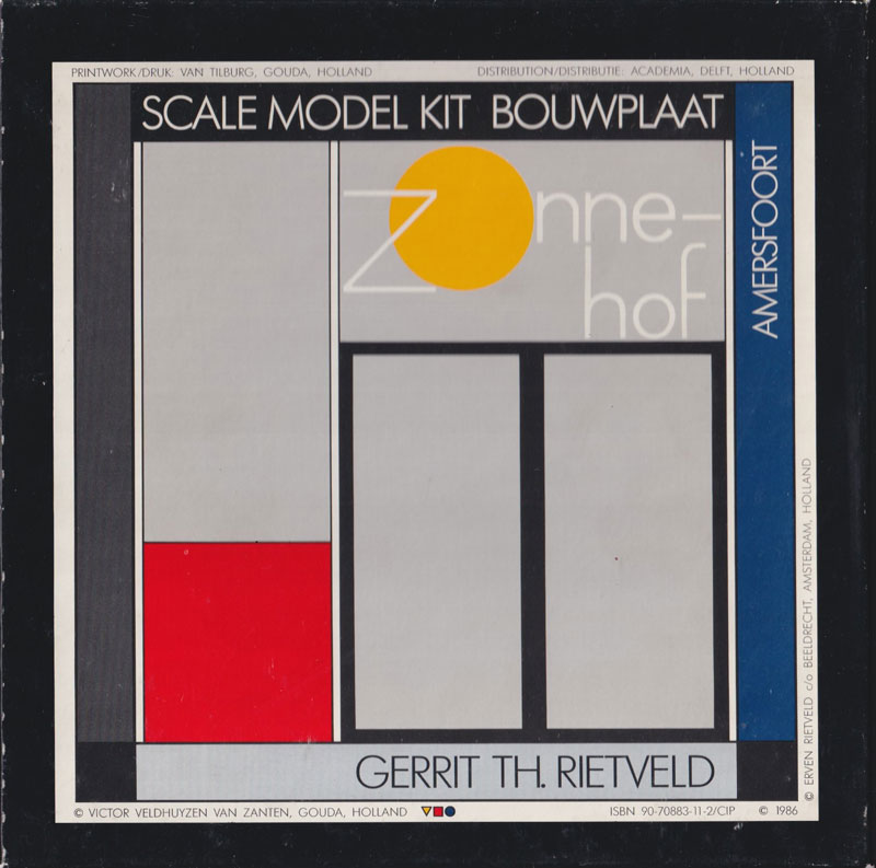 Gerrit Th. Rietveld: Zonnehof Amersfoort Scale Model Kit