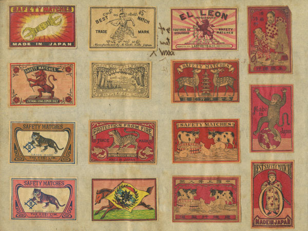 マッチラベル 貼込シート 5葉セット